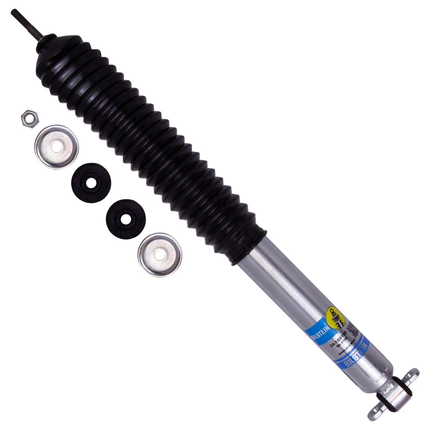 Bilstein B8 5100 Suspension Shock Absorber for 1997-2006 Jeep Wrangler - 24.63 in. Extended with Short Arm Lift Kit 24-188180