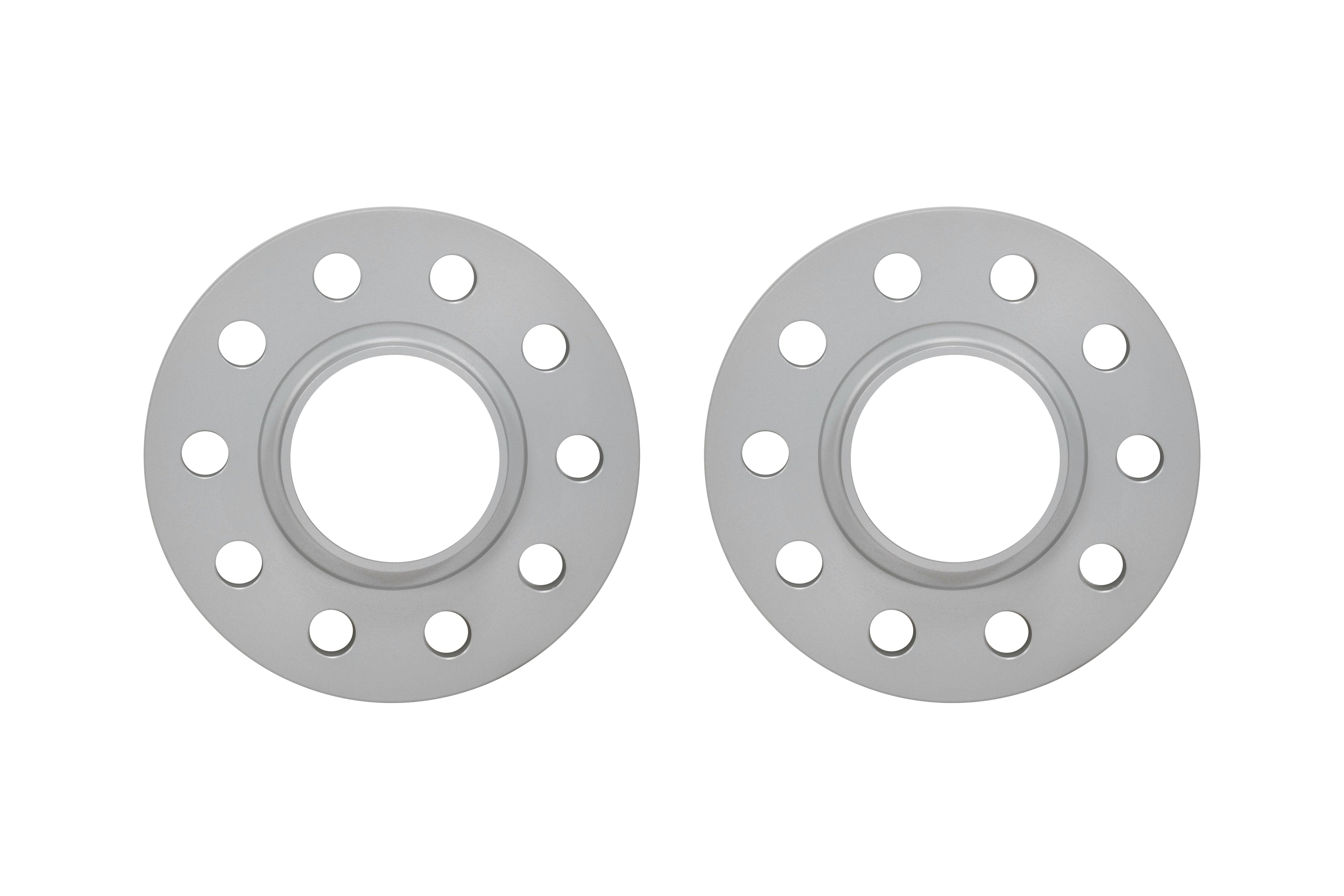 Eibach 15mm Wheel Spacer (Pair) - Silver for 2005-2013 Smart Fortwo S90-2-15-028