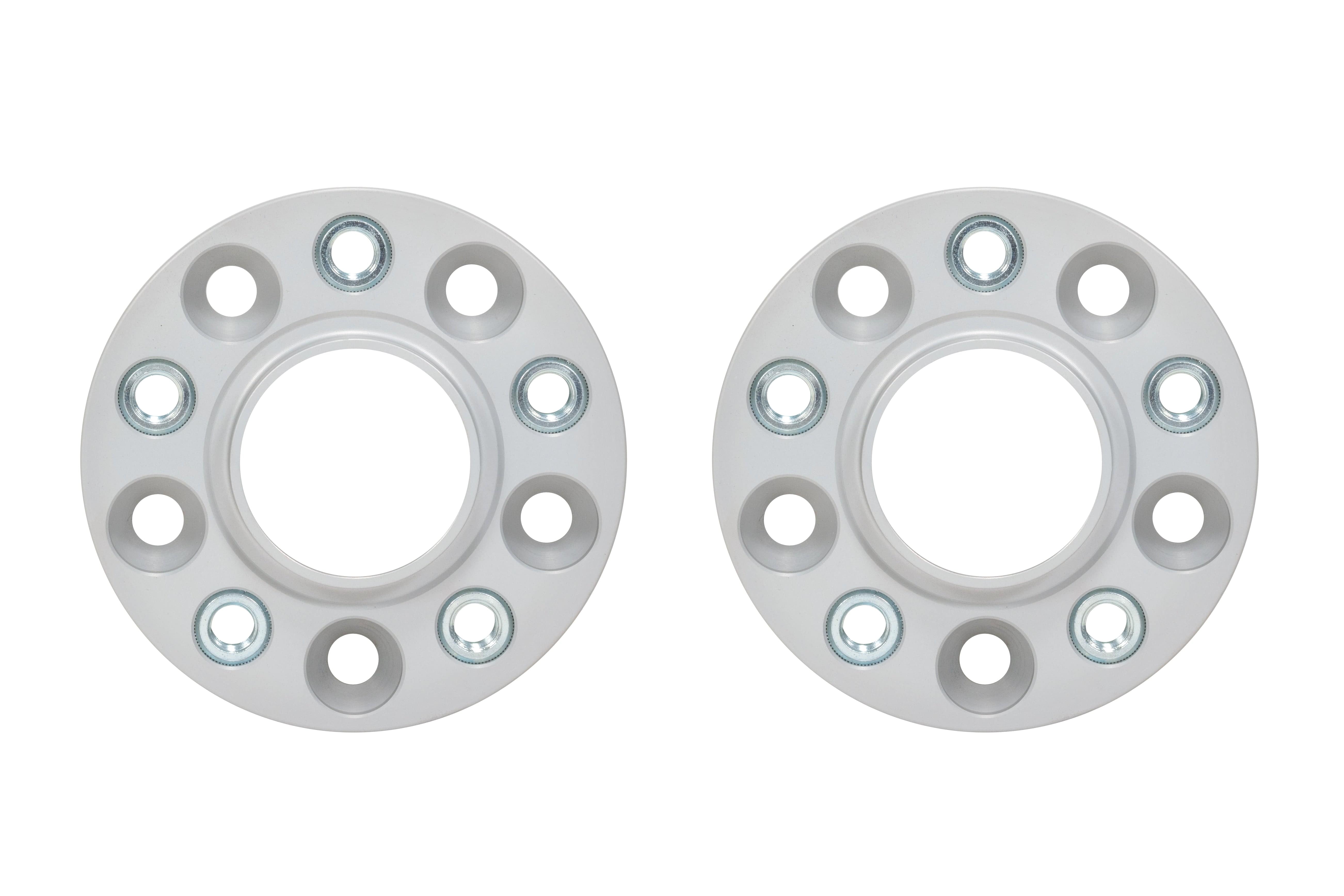 Eibach 25mm Wheel Spacer (Pair) - Silver for 2005-2013 Smart Fortwo S90-7-25-035