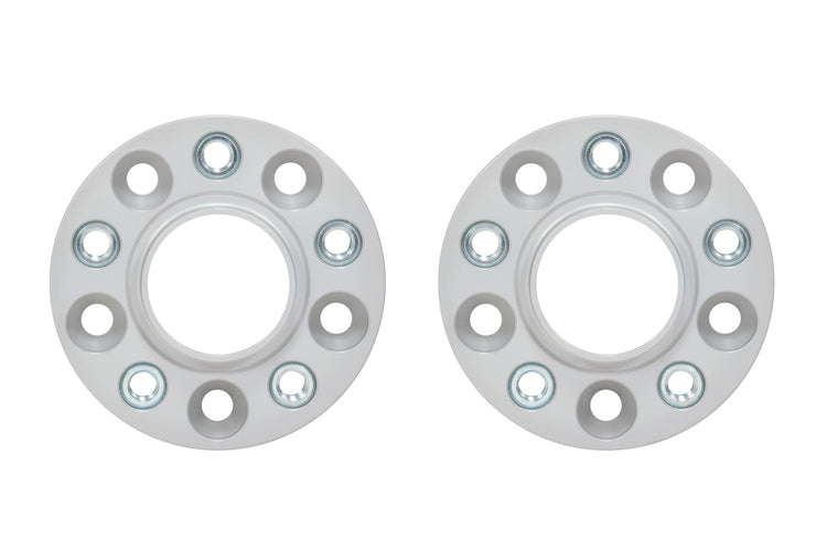 Eibach 25mm Wheel Spacer (Pair) - Silver for 2005-2013 Smart Fortwo S90-7-25-035