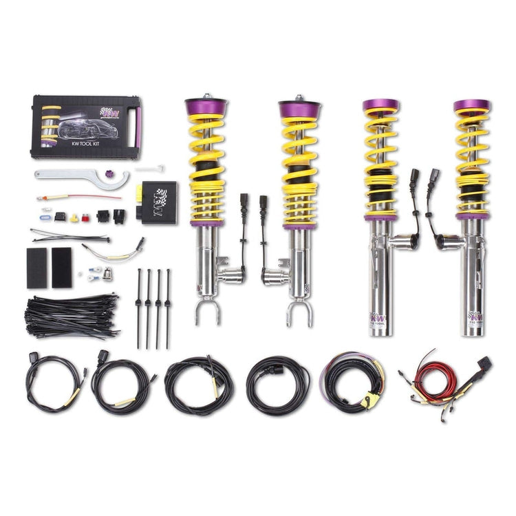 KW Coilover Adjustable Spring Lowering Kit - 2005-2012 Porsche 911 (997) Carrera 2, Coupe 39071001