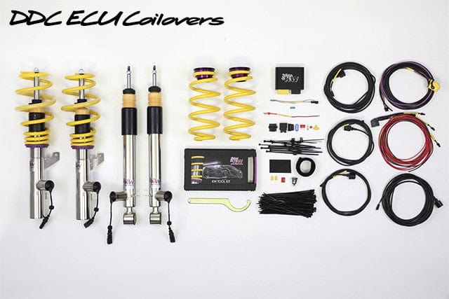 KW Coilover Adjustable Spring Lowering Kit - 2011-2012 Mercedes-Benz SLS AMG Coupe 39025005