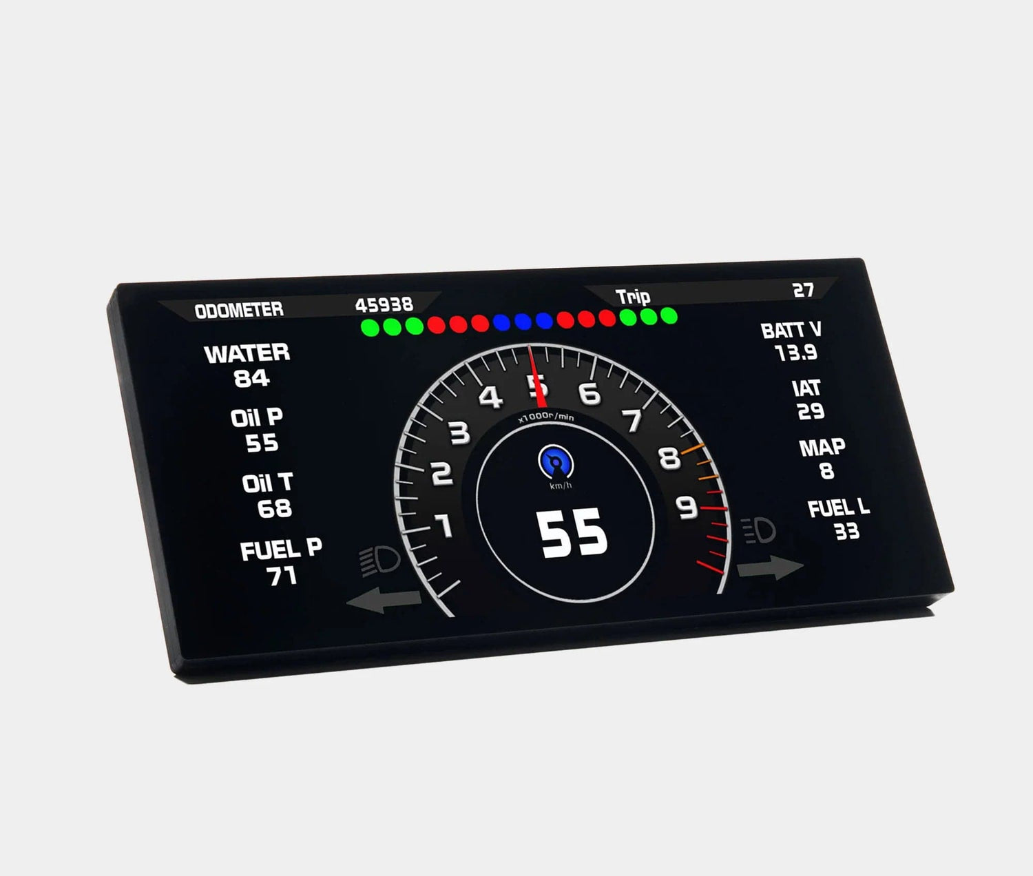 Powertune Digital Ultrawide Dash PTD-DASH10-GPS