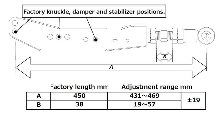 RS-R Rear Lower Control Arms - 2008-2014 Subaru Impreza WRX RLAT065