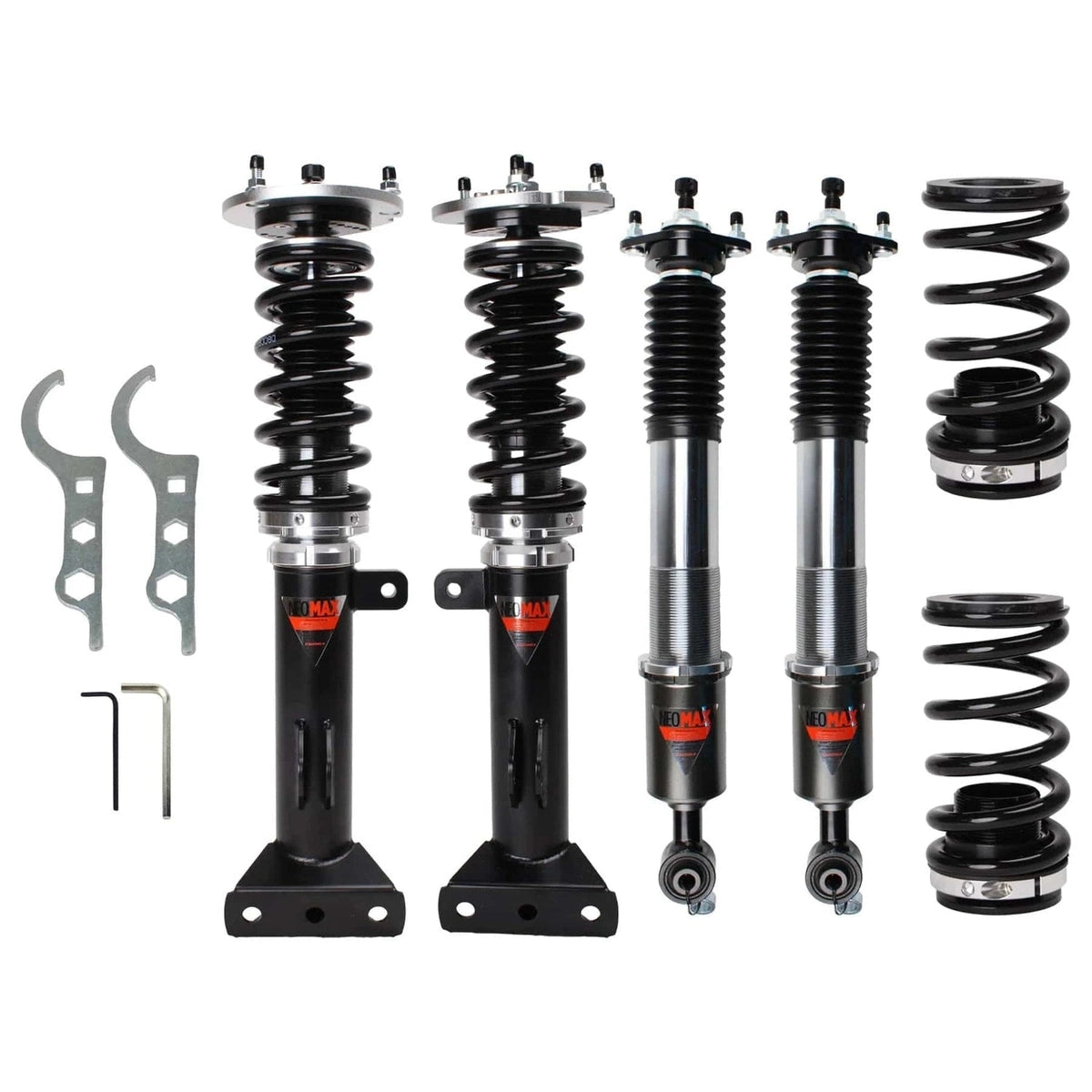 Silvers NEOMAX Coilovers for 1985-1991 BMW 3 Series w/ E36 Front Mounts (E30) SB1014-E36