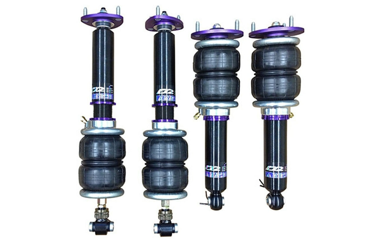 D2 Racing Air Struts with VERA Essential Management - 1983-1991 BMW 3 Series RWD 51mm FLM Weld On (E30) D-BM-15-1-ARE