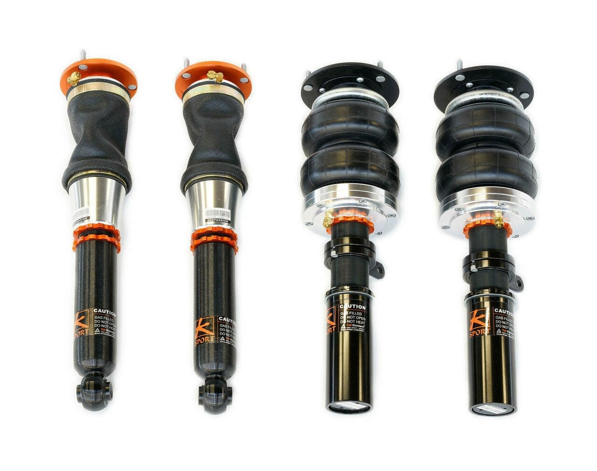 Ksport Airtech Air Suspension System Struts Only - 1985-1992 Volkswagen Jetta MKII CVW220-ASO-01