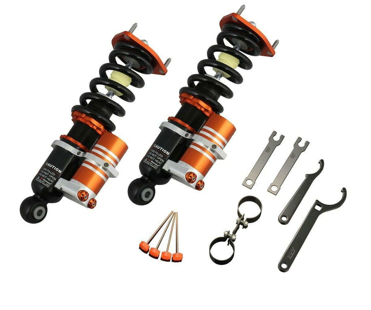 KSport Circuit Pro 3 Way Adjustable Coilovers - 1982-1992 BMW 3 Series RWD 318i, 320i, 325e, 325i w/ 51mm OEM Strut Weld-In True Rear Coilover E30 CBM016-C3-01