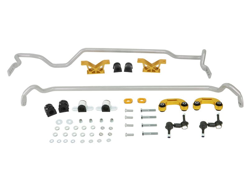 Whiteline Front And Rear Sway Bar Kit MOTORSPORT - 2002-2007 Subaru Impreza WRX Base BSK007M